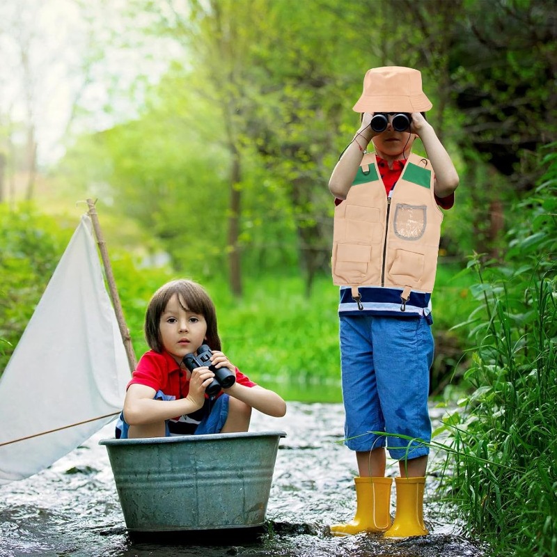 Outdoor Adventure Girls - Fantasia de Safari com Colete Cargo