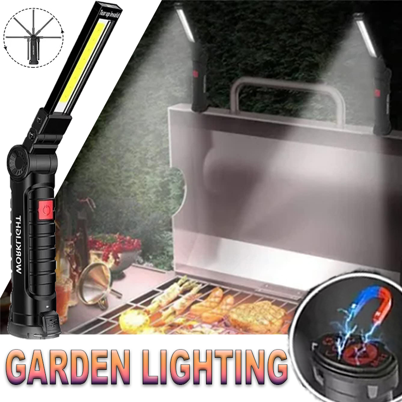 Outdoor Adventures - Lanterna led portátil com gancho magnético,