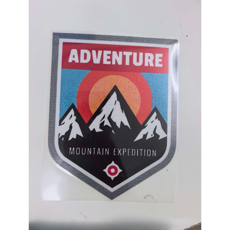 Outdoor Adventure Words - Adesivo de Vinil Impermeável para Carro