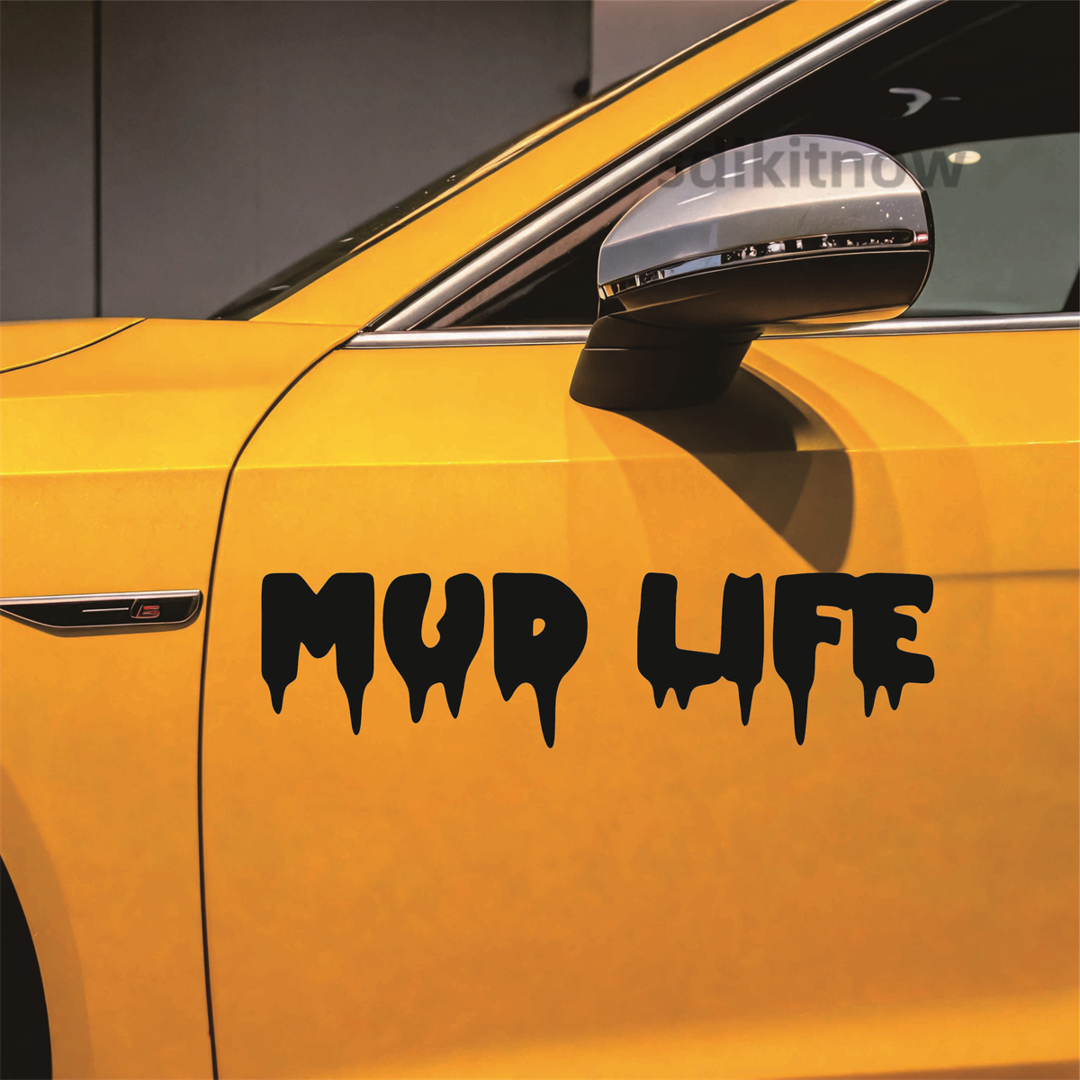 Outdoor Adventure Words - Adesivo de carro Dripping Mud Life