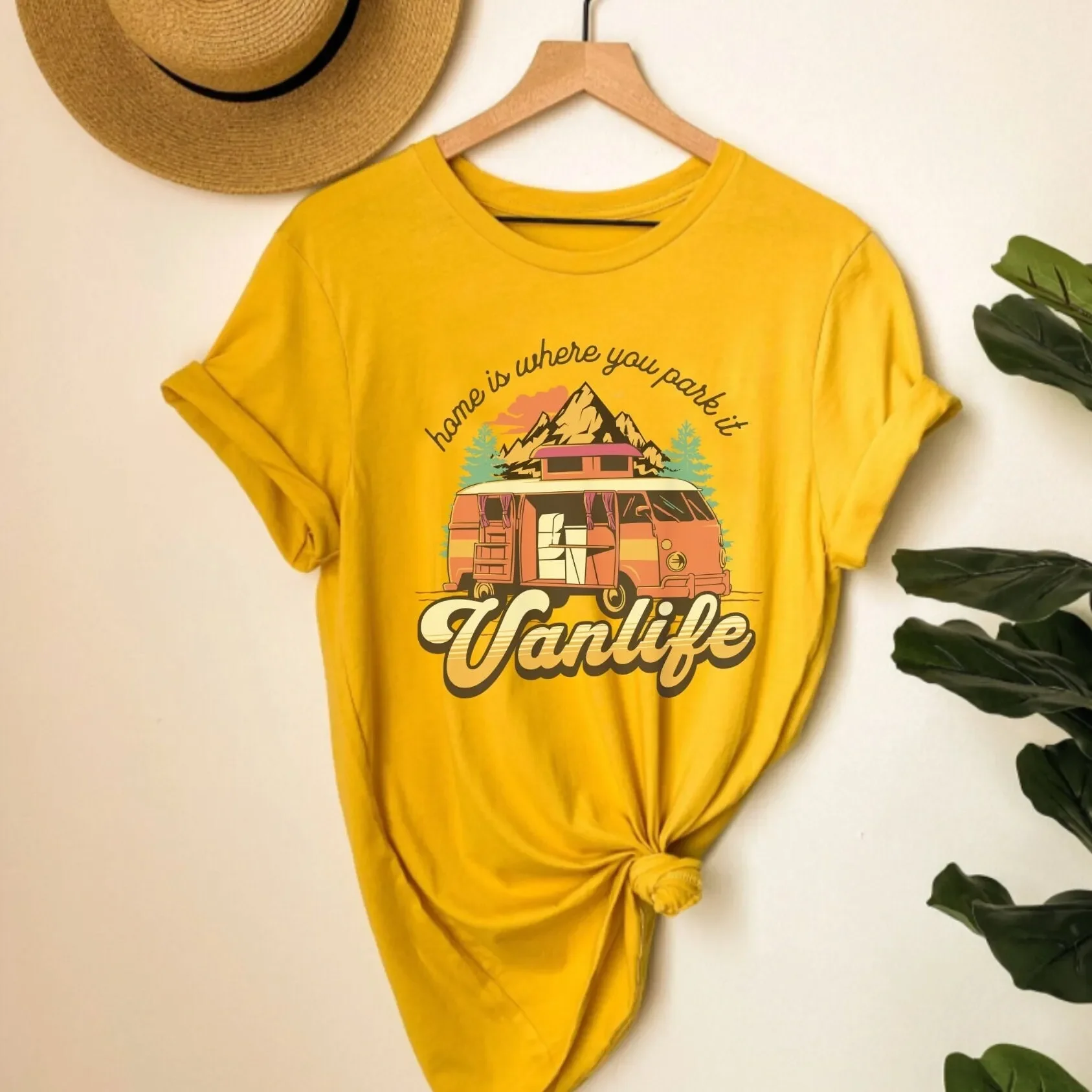Outdoor Adventure Girls - Camiseta Vanlife para acampamento em van,