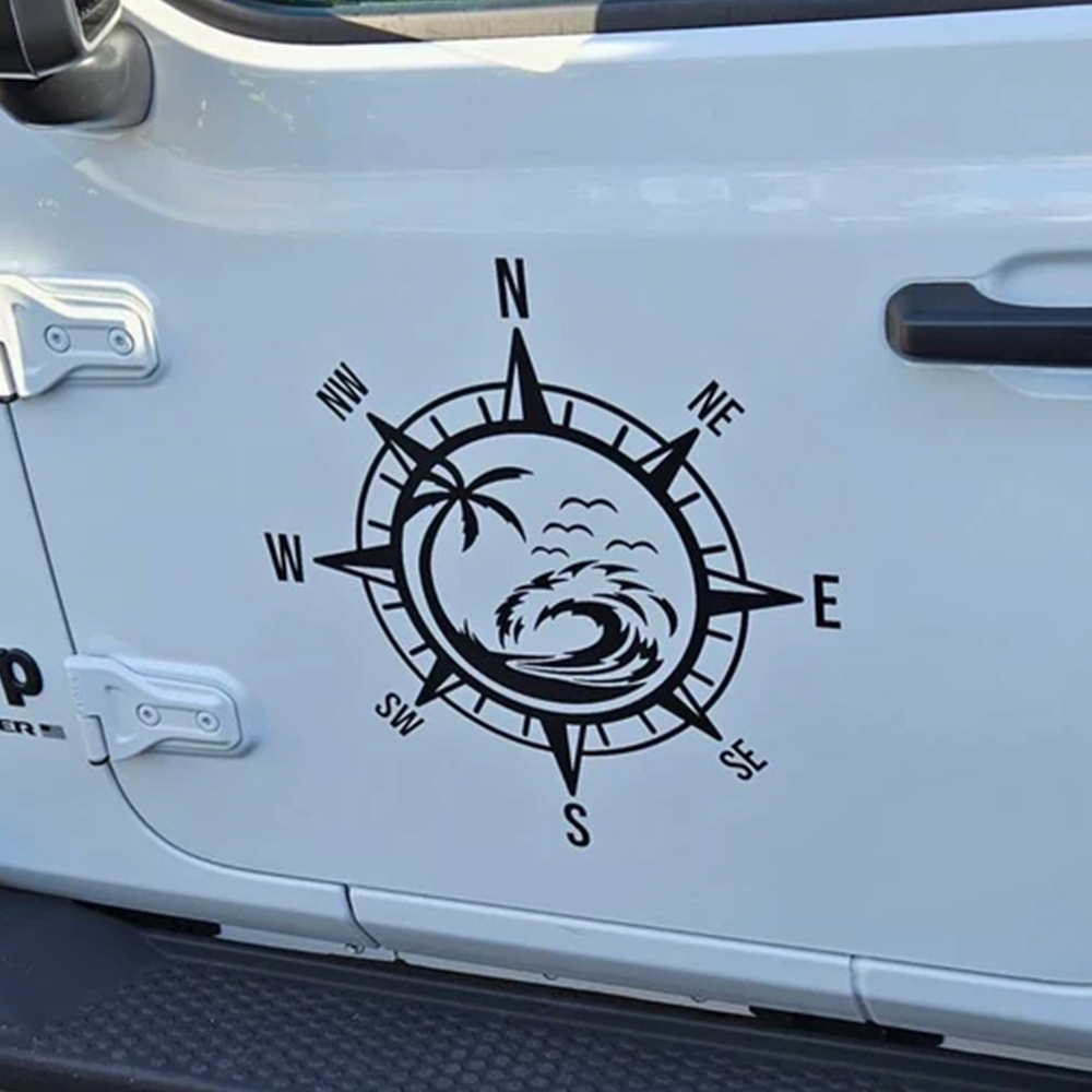 Outdoor Adventure Words - Adesivo de Vinil para Carro com