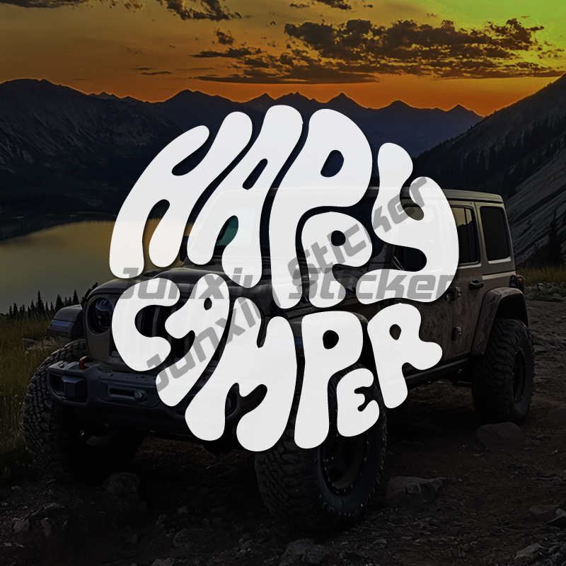Happy Camper: Adesivos e Decor - Outdoor Adventure Words avaliação e preço