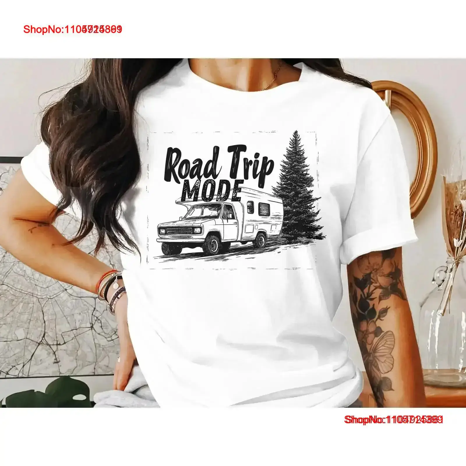 Camiseta Road Trip Mode para C - Outdoor Adventure Enthusiast avaliação e preço