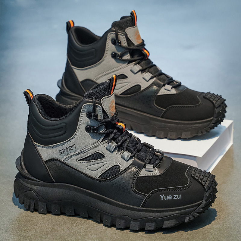 Botas masculinas de cano alto, - Outdoor Adventure Hiking avaliação e preço