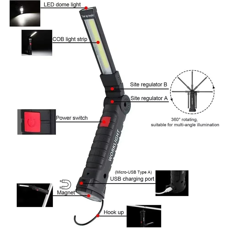 Lanterna led portátil com ganc - Outdoor Adventures avaliação e preço