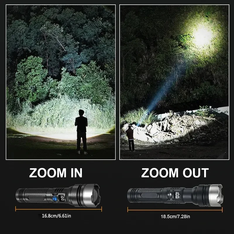 Lanterna LED Poderosa de 90000 - Outdoor Adventure Hiking avaliação e preço