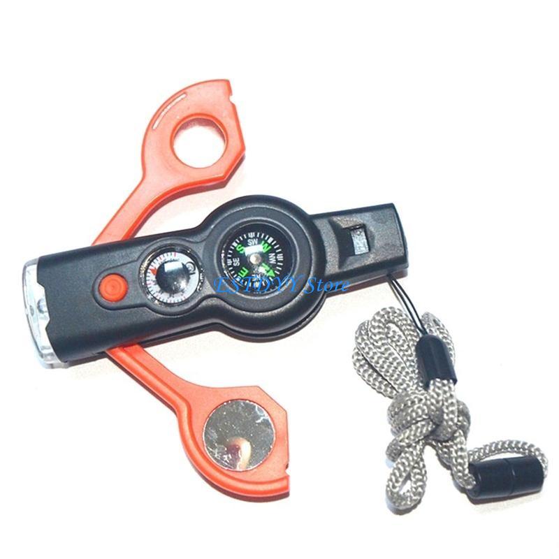G6DE 7 1 Apito Emergência Segu - Outdoor Adventure Guide avaliação e preço