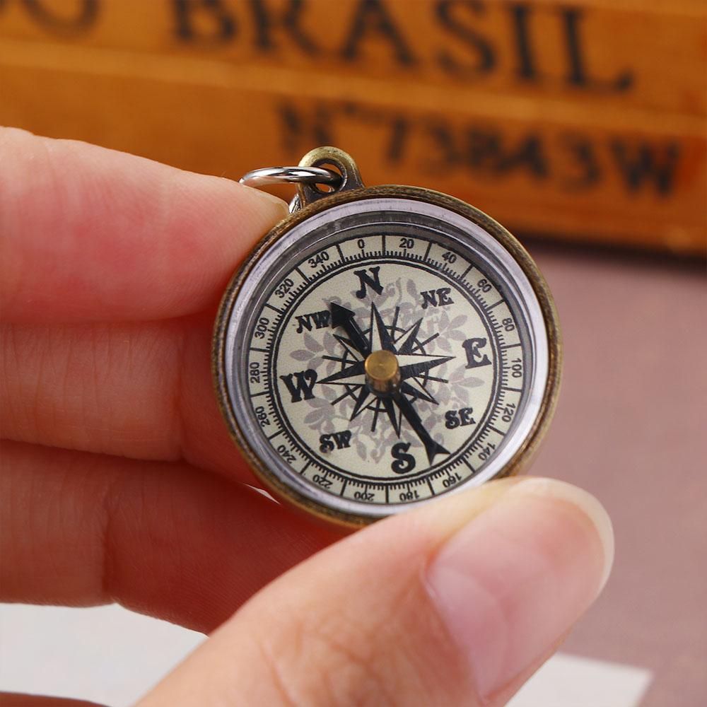 Portátil vintage mini bússola  - Outdoor Adventure Guide avaliação e preço