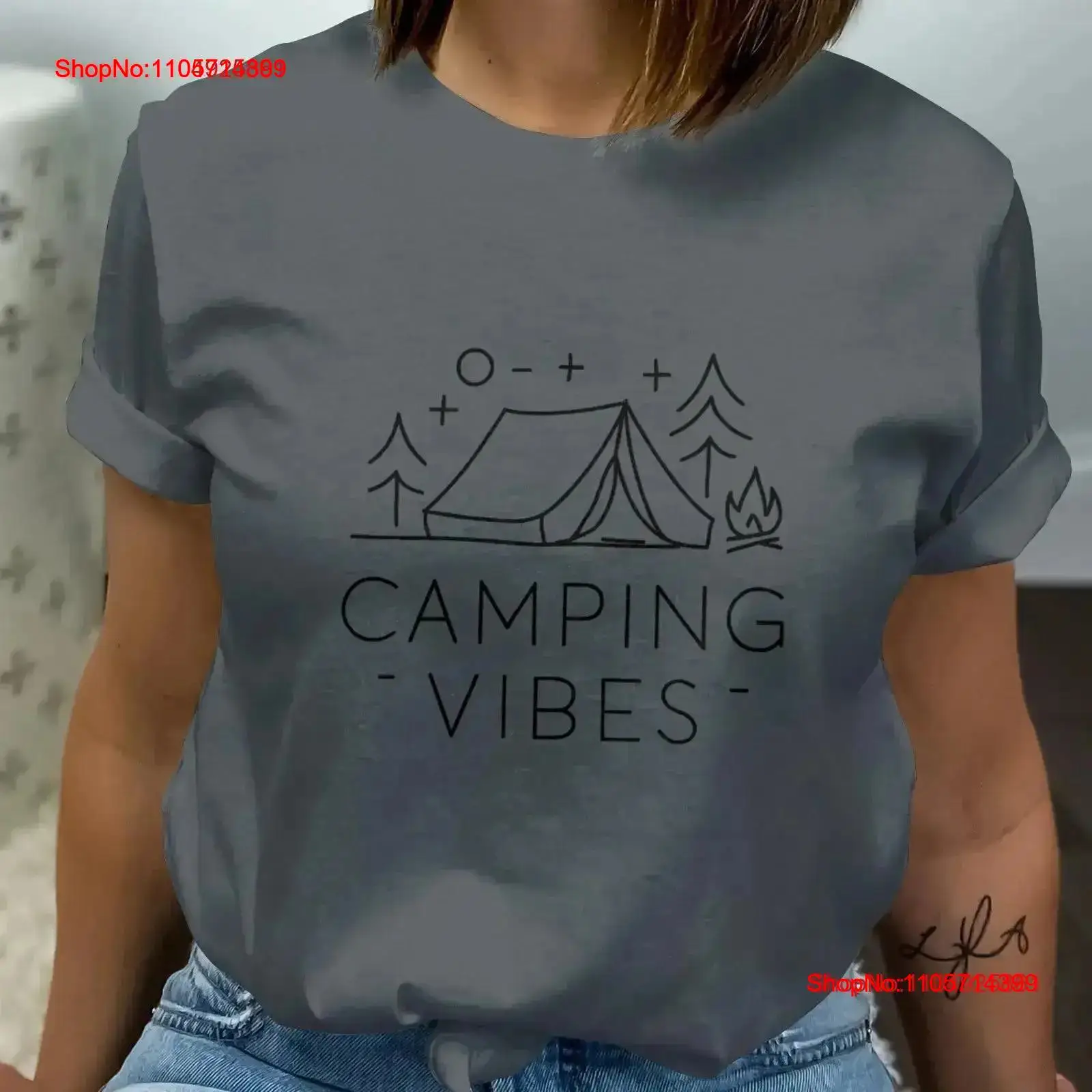 Camiseta Camping Vibes: Aventu - Outdoor Adventure Campgrounds avaliação e preço