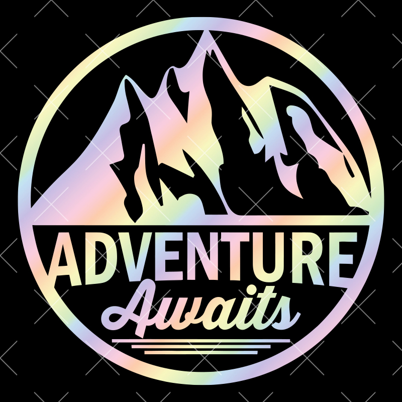 Aventura aguarda: Adesivo de v - Outdoor Adventure Words avaliação e preço