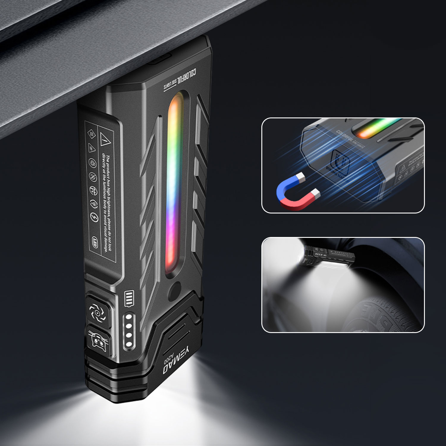 Lanterna LED RGB portátil mult - Outdoor Adventure Hiking avaliação e preço